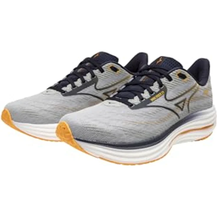 Mizuno Wave Rider 29, Laufschuhe Herren mit neutraler Dämpfung, atmungsaktivem Obermaterial und Mizuno Wave Technology, schwarz – Bild 1
