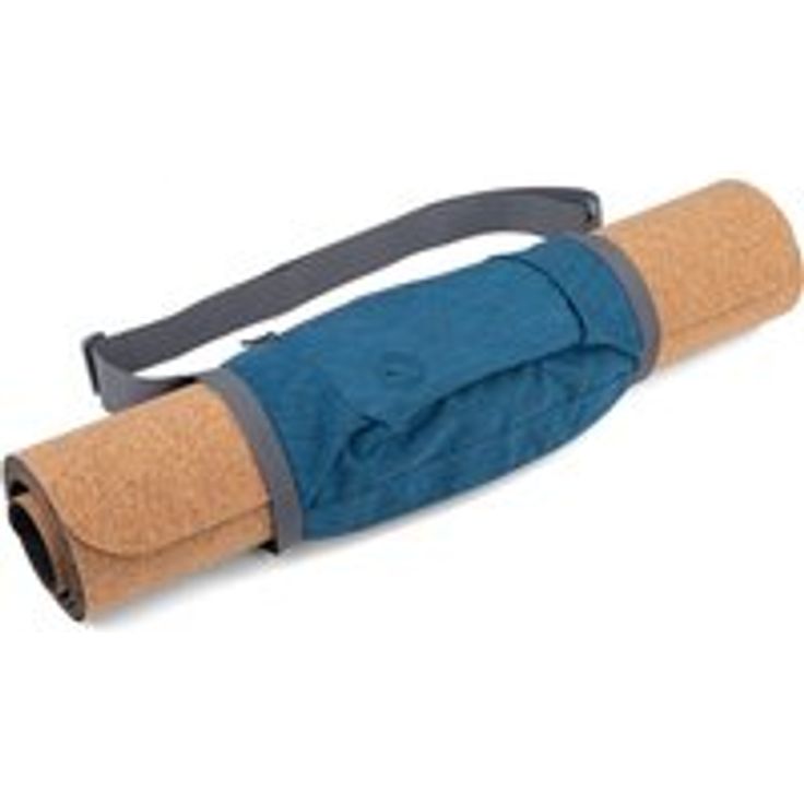 bodhi Roll 'n Go Mini Bag, Yogamattentasche für Minimalisten, dunkelblau meliert