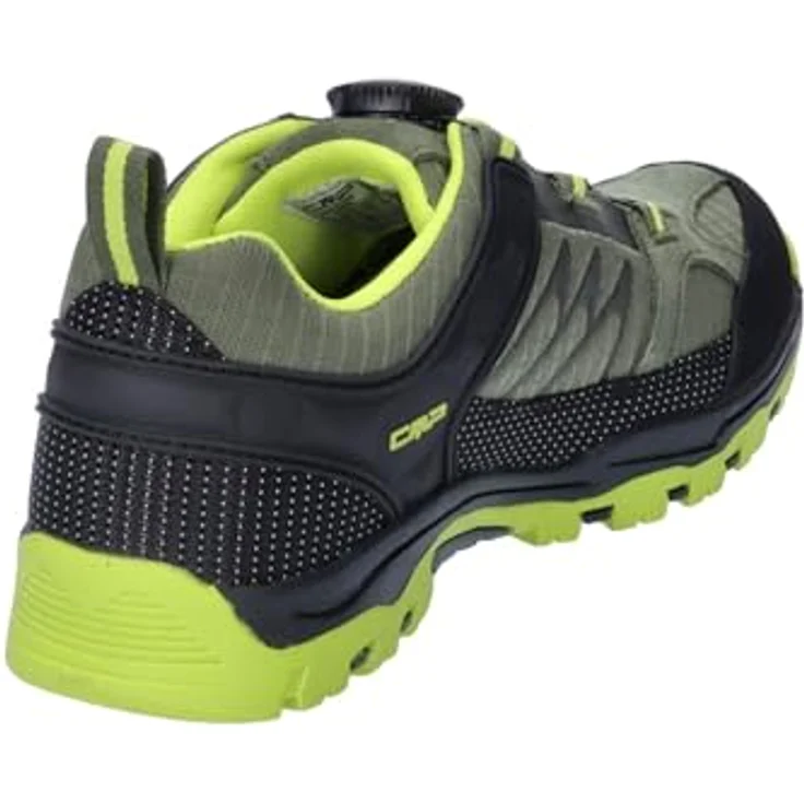 CMP Kids Kiruna Fitgo Trekking Shoes WP, wasserdichte Wanderschuhe mit hoher Dämpfung, Kaki-Acido, Größe 35 – Bild 6