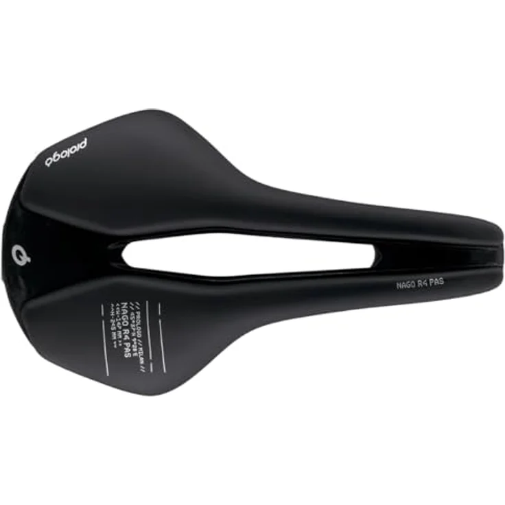 Prologo Nago R4 PAS Tirox Rennradsattel, hart, schwarz, 147 mm mit anatomischer Mitte und Carbonfaser-Basis für optimalen Komfort – Bild 1