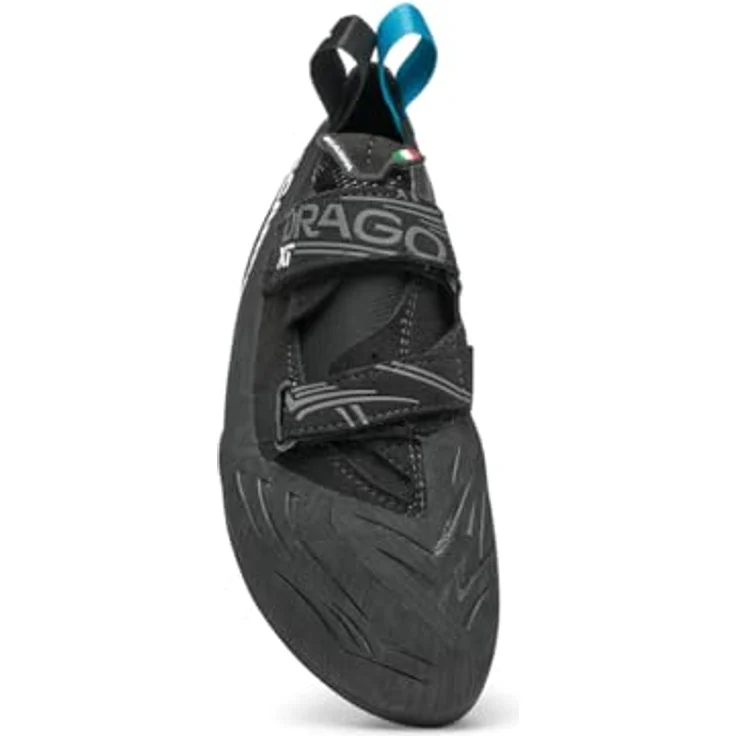 Scarpa Drago XT Kletterschuhe, Sensibilität & Hook Performance, Größe 43.5, Grau, Schwarz – Bild 4