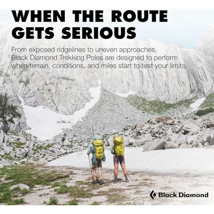 Black Diamond Distance Z Poles, Wanderstöcke aus 7075 Aluminium, leichter EVA-Schaumstoffgriff, atmungsaktive Handschlaufe, blau – Bild 8