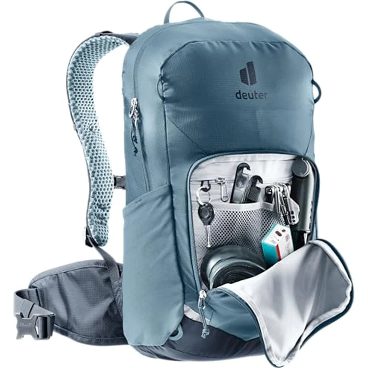 Deuter Bike 20 Wanderrucksack, 49 cm, 100% Polyester, Farbe blau, 25 x 19 cm – Bild 9