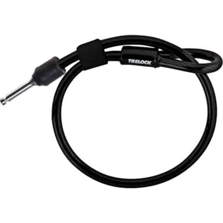 Trelock ZR 310 Fahrradschloss-Zusatzkabel, 180 cm, schwarz, 10 mm dicker Stahlkern, hohe Sicherheit