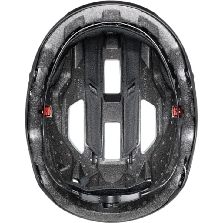 Uvex City Stride, Fahrradhelm für Erwachsene, schlagfest und stoßabsorbierend, Black matt, 56-59 cm – Bild 4