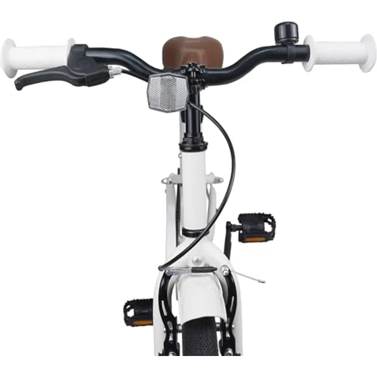 vidaXL Kinderfahrrad 20 Zoll, weiß, für Kinder von 6-11 Jahren, 137 x 54 x 79 cm – Bild 6