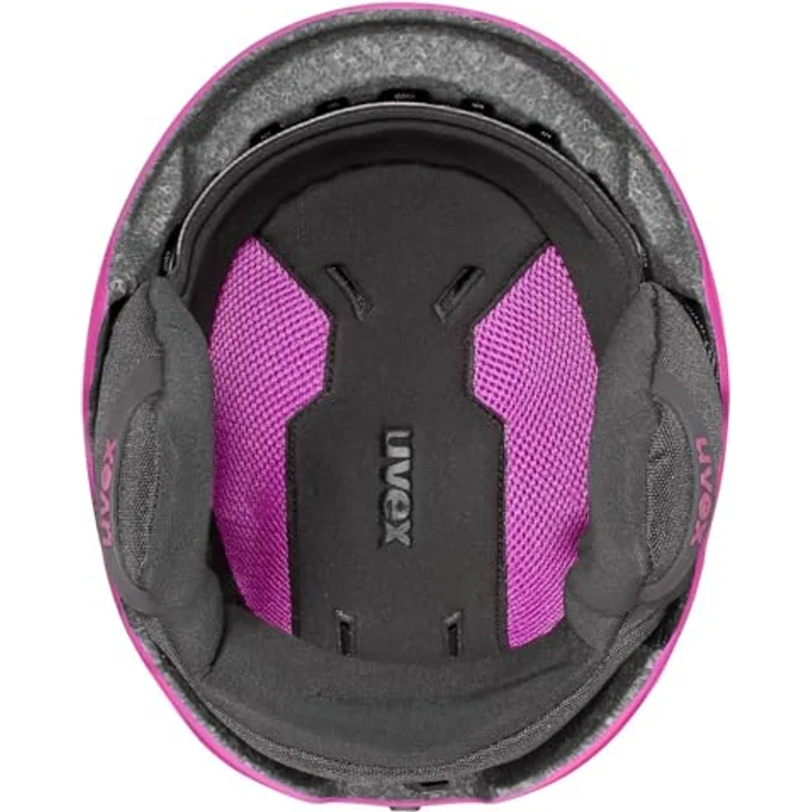uvex viti, leichter Skihelm für Kinder mit individueller Größenanpassung und optimierter Belüftung, pink matt, 51-55 cm – Bild 4