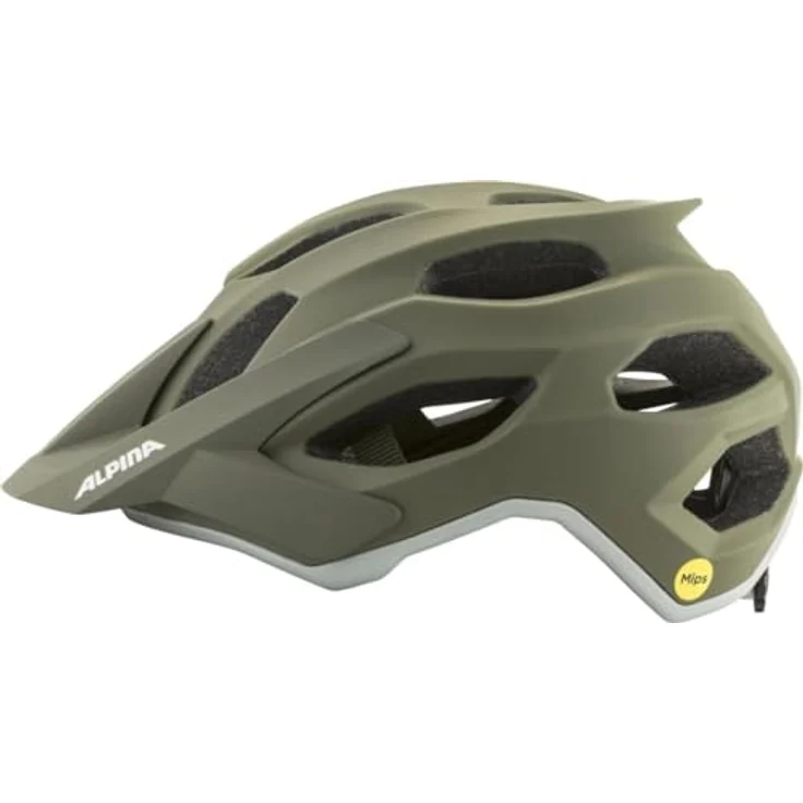 Olympic Sportswear Alpina Apax Mips, leichter Fahrradhelm für Off-Road mit Mips Technologie, Olive Matt, Größe 52 – Bild 2