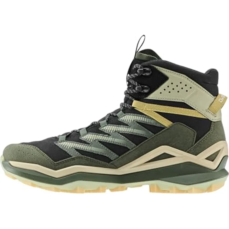 LOWA Maddox Pro GTX Mid Wanderschuhe, schwarz, Größe 47, Synthetik-Obermaterial, Schnürer – Bild 2