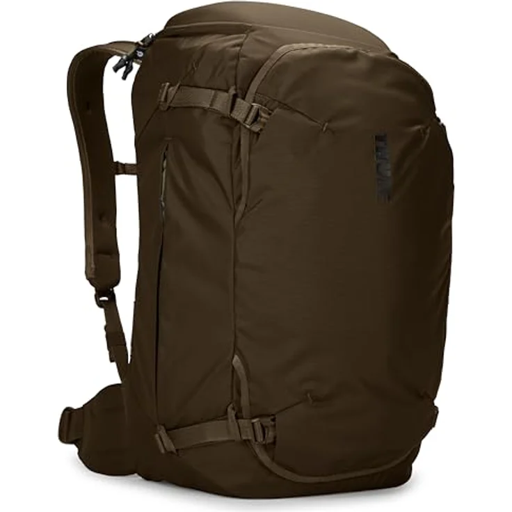 Thule Landmark Travel Pack 40L, Wanderrucksack mit verstaubarem Tragesystem und Sicherheitsfunktionen, Deep Khaki – Bild 1