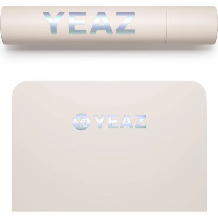 Yeaz AURA, Yogamatte (5 mm) mit Soft-Touch-Oberfläche, rutschfest, antibakteriell, feuchtigkeitsableitend, uni