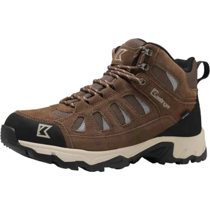 Kastinger Herren Wanderstiefel, wasserdichte Sportschuhe in Braun, Größe 45