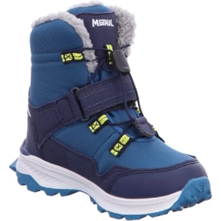 Meindl Snowstorm Junior GTX 34, Wasserdichter Wanderschuh für Kinder mit GORE-TEX-Membran, blau-petrol/marine – Bild 4