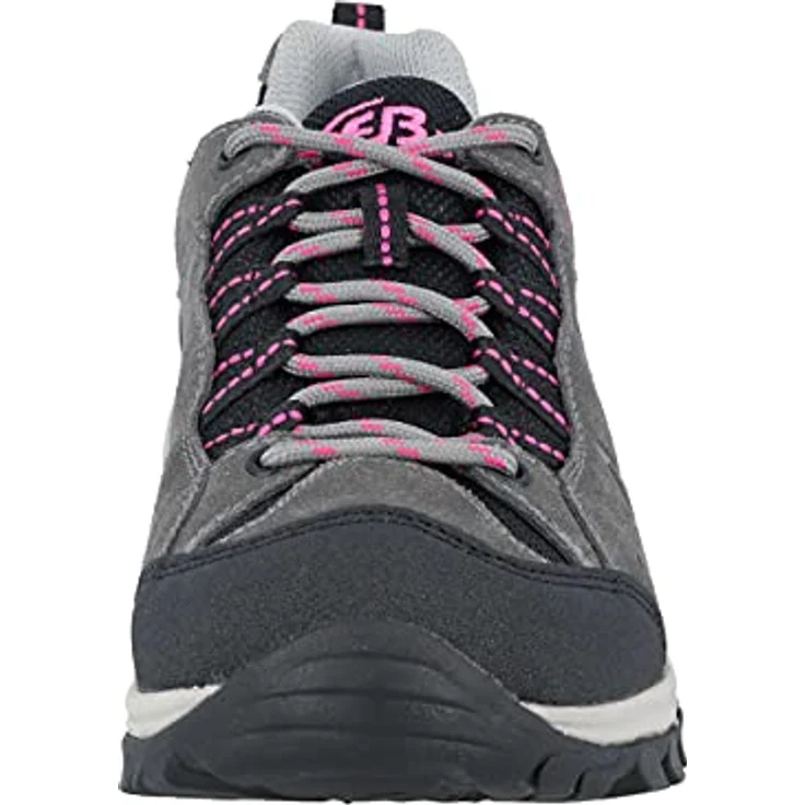 Brütting Mount Bona Low, Damen Wanderschuhe mit wasserdichter Comfortex-Klimamembrane, graues Veloursleder, Größe 40 – Bild 3