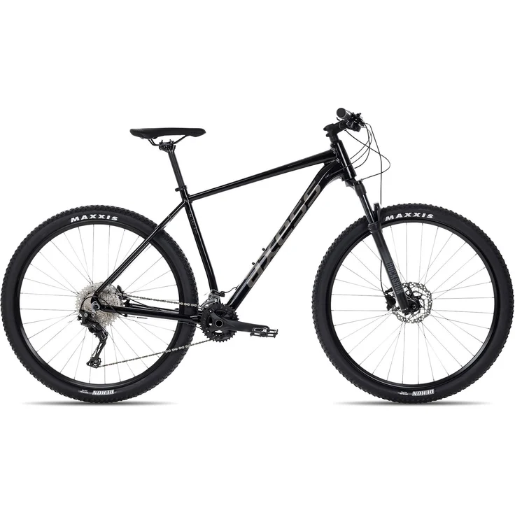 Axess GRADE 29er Hardtail Mountainbike, Shimano Deore Kettenschaltung, hydraulische Scheibenbremsen, Dunkelgrau, 17 Zoll
