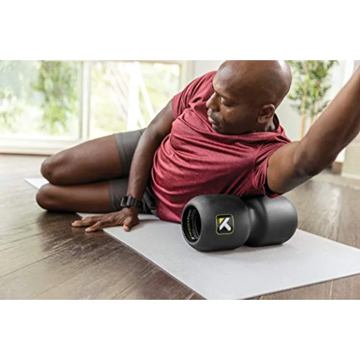 Trigger Point Therapy Channel Roller Foamroller, schwarz für effektive Triggerpunkttherapie und Muskelregeneration – Bild 8