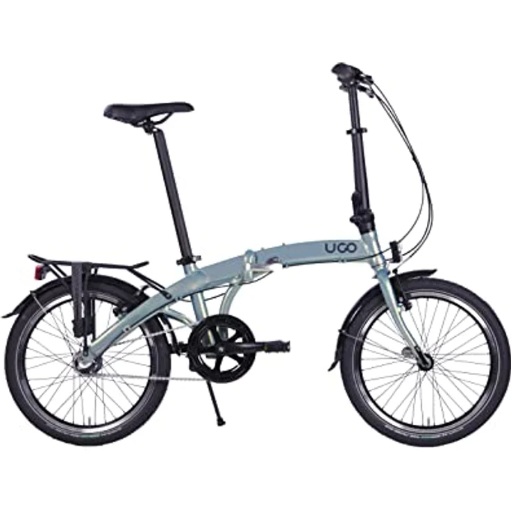 U.GO Unisex-Adult Dare i3 Klappräder, Grun, Uni - Aluminiumrahmen, Shimano Nexus 3-speed, Alpine Green – Bild 1