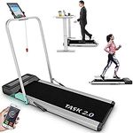 Bluefin Fitness Task 2.0 klappbares Laufband zum Gehen und Joggen für Zuhause | Walking Pad für den Heimgebrauch oder das Büro | 8km/h Schreibtisch