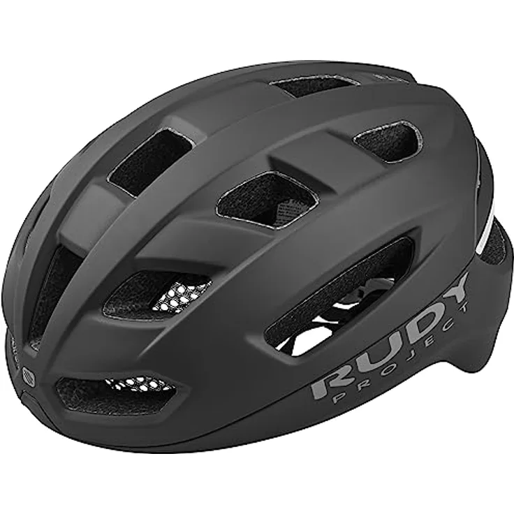 Rudy Project Skudo Black Matte L Fahrradhelm mit RSR11-System, 3D AirFrame Band und Bugstop-Polsterung