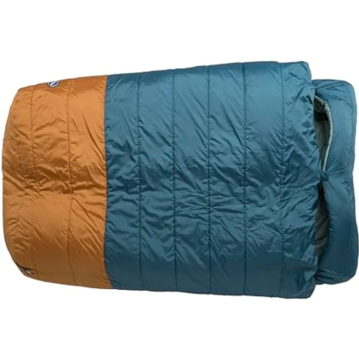 Big Agnes, Schlafsack für zwei Personen mit individuellen Eingängen und Isomattenfixierung
