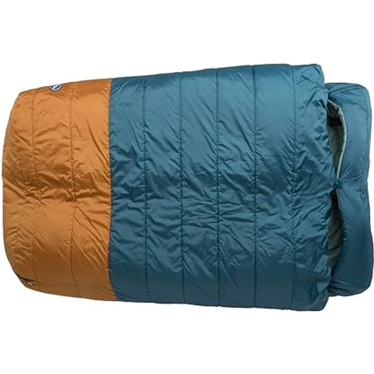 Big Agnes, Schlafsack für zwei Personen mit individuellen Eingängen und Isomattenfixierung – Bild 1