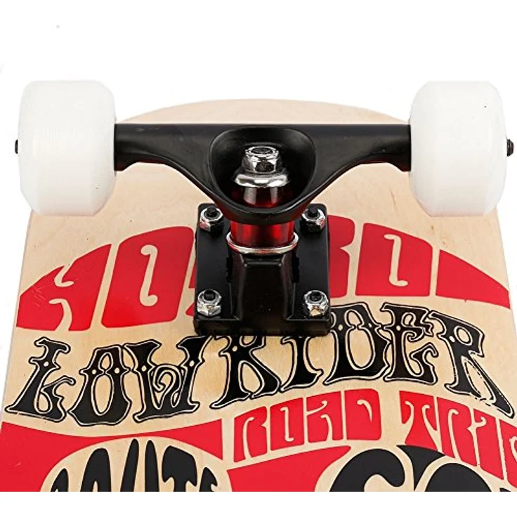 FunTomia Skateboard, 7-lagiges kanadisches Ahornholz mit ABEC-9 Kugellagern und 100A Rollenhärte, Kicktail, 78,5 cm, leicht und stabil, bis 130 kg belastbar – Bild 5