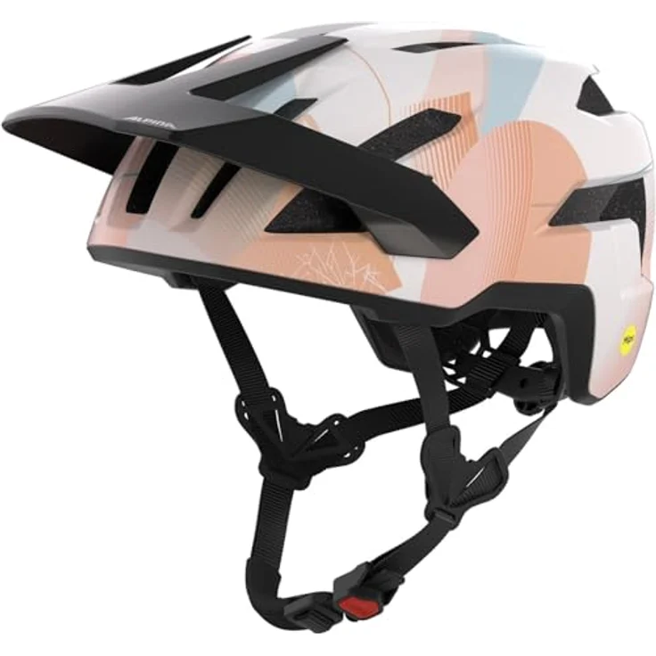 Alpina Taunus Mips, Fahrradhelm mit Ceramic Aussenschale, off-white sand matt (Größe 55-59) – Bild 1