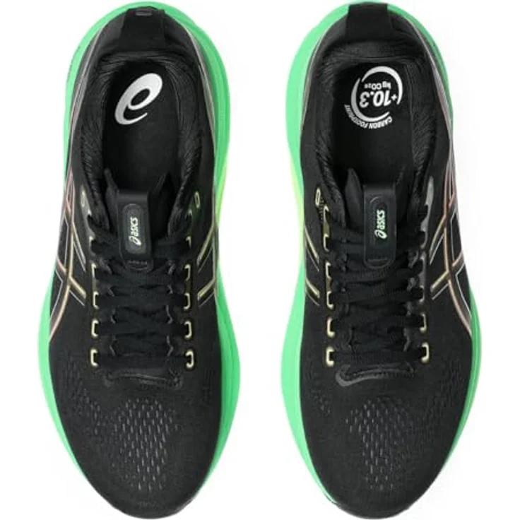 Asics Gel Kayano 32, Laufschuh mit hoher Dämpfung und atmungsaktivem Obermaterial, schwarz – Bild 4