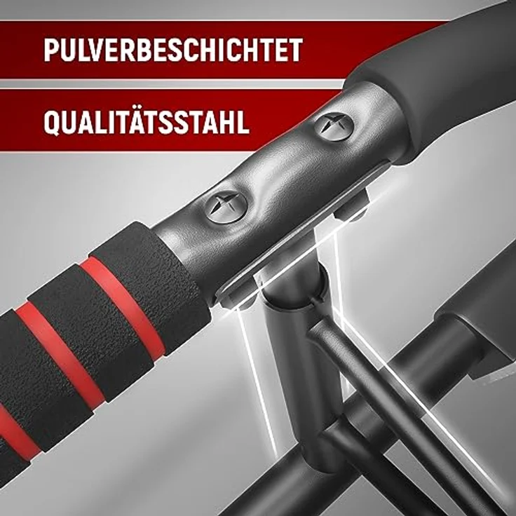 NEOLYMP Klimmzugstange Türrahmen - Stärkt die Oberkörpermuskulatur mit Pull-Ups - Stabiles und sicheres Fitnessgerät für Home Gym ohne Schrauben – Bild 5