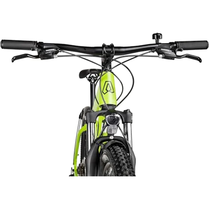 Axess SANDEE ATB Hardtail Mountainbike, 29 Zoll, 2x7-Gang Schaltung, SR Suntour Federgabel, grün, 17 Zoll – Bild 3