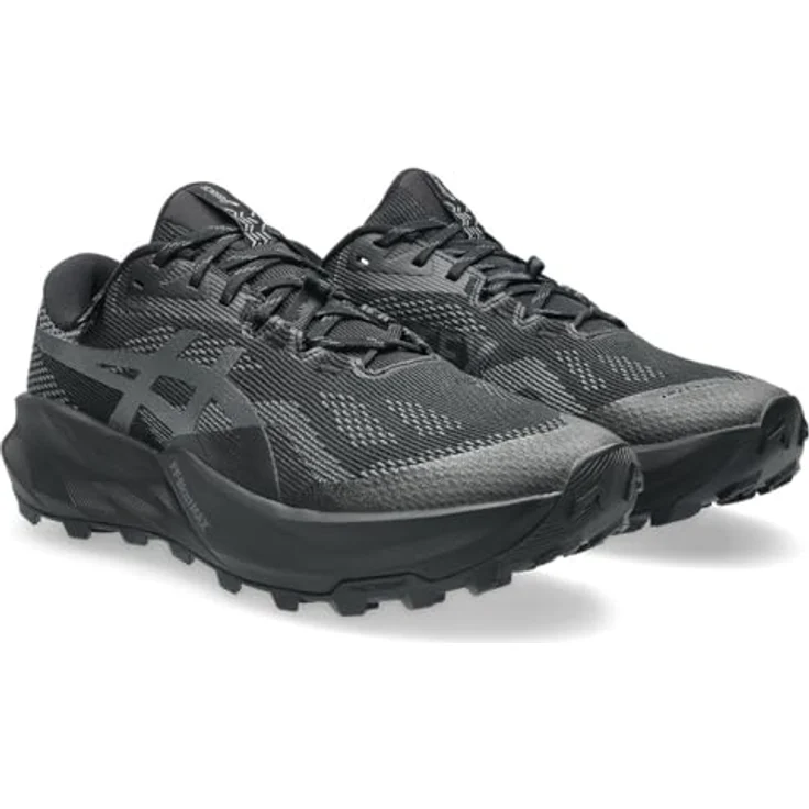 Asics TRABUCO 14 GTX, Herren Trail-Running Schuhe mit GORE-TEX, strapazierfähiges Obermaterial, EU 45 / UK 10, grau-schwarz – Bild 1