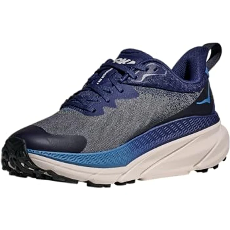 Hoka One One Challenger ATR 7 GTX, Laufschuhe mit GORE-TEX und verbessertem Grip, midnight blue/grout, Größe 44 2/3 – Bild 3