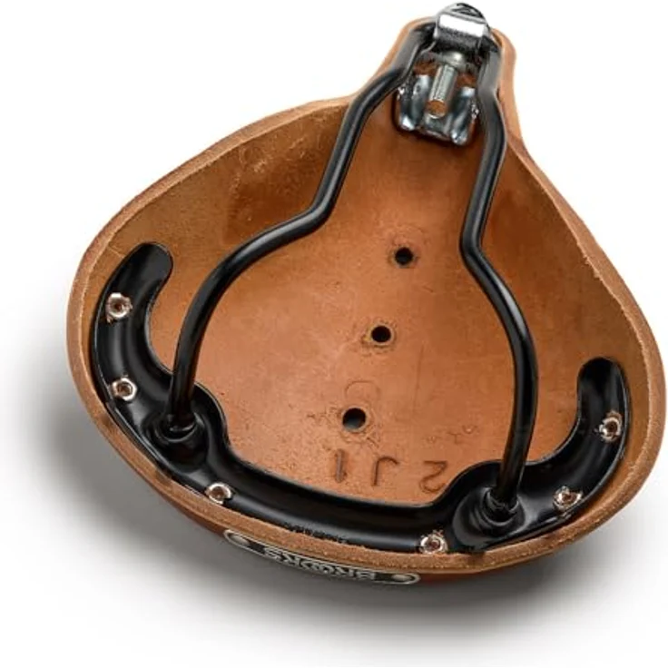 Brooks England B17, Velosattel für Langstrecken-Sporttouren, schwarz – Bild 8