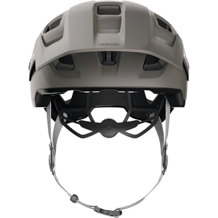 ABUS MTB-Helm MoDrop, robuster Fahrradhelm mit optimaler Belüftung und individueller Passform, Unisex, Grau, S – Bild 2