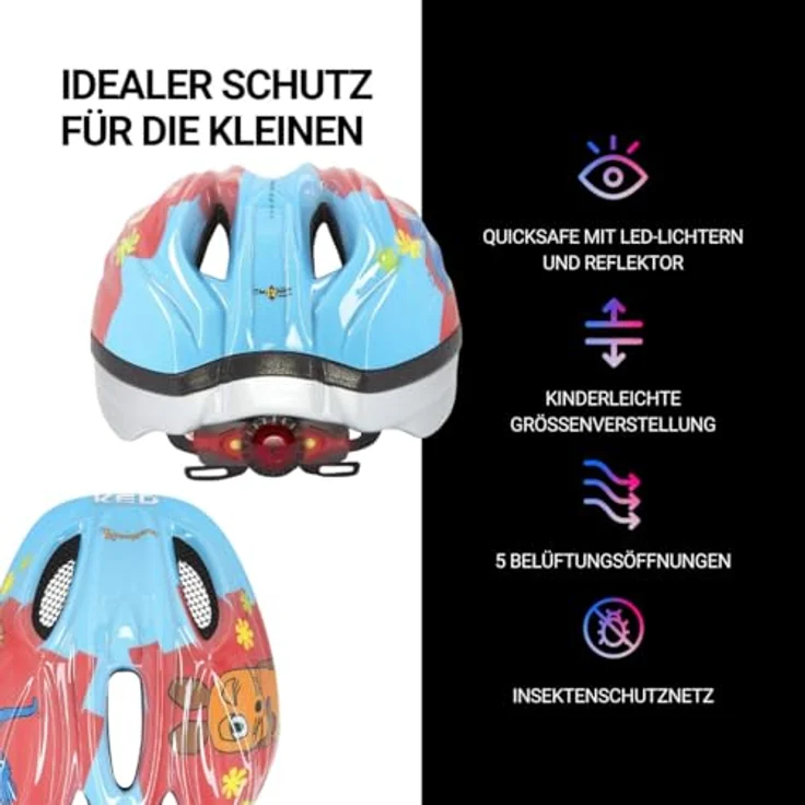 KED Fahrradhelm Meggy II Originals (21/22), Die Maus, S 46-51 cm – Bild 3
