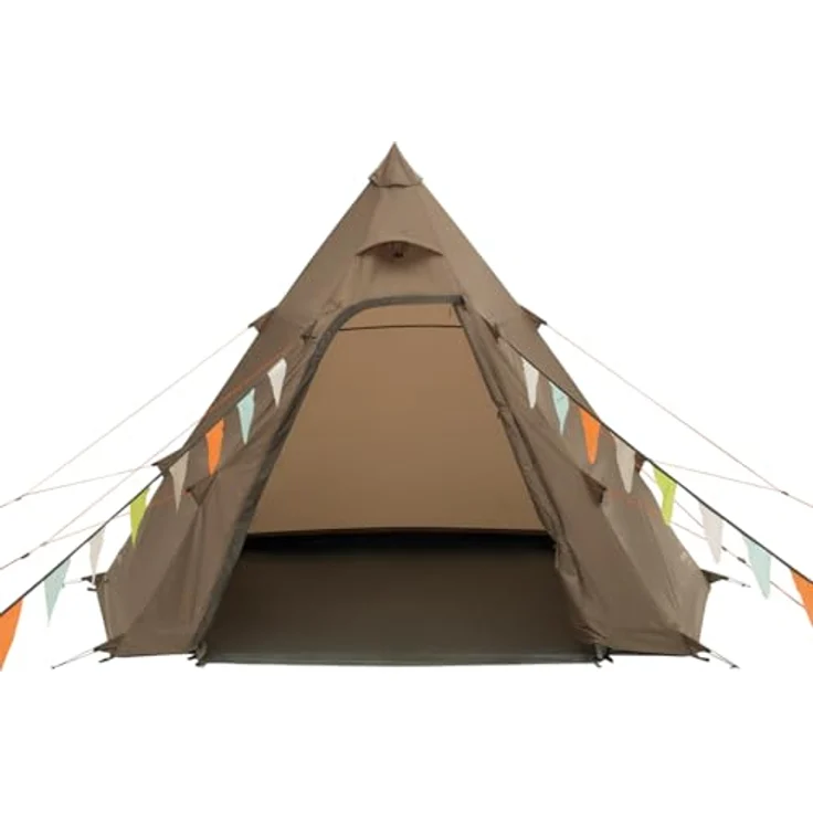 Easy Camp Otra Tipi, Zelt für 4 Personen, wind- und wasserdicht, 5.50 kg, mit eingenähtem Boden und optimaler Luftzirkulation – Bild 3