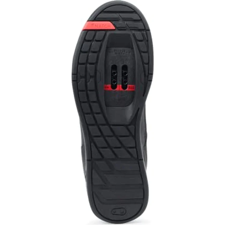 Crankbrothers Mallet Lace, Clip-in Stiefel für MTB in schwarz und rot, Größe 41 – Bild 4