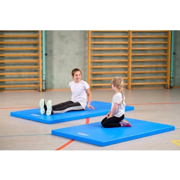 Sport-Thieme Turnmatte Superleicht C | Sandwichkern, optimale Dämpfung, Fallhöhe bis 60 cm, rutschfester Waffelrücken, EN 12503-1, PE-Schaum, Polygrip – Bild 3
