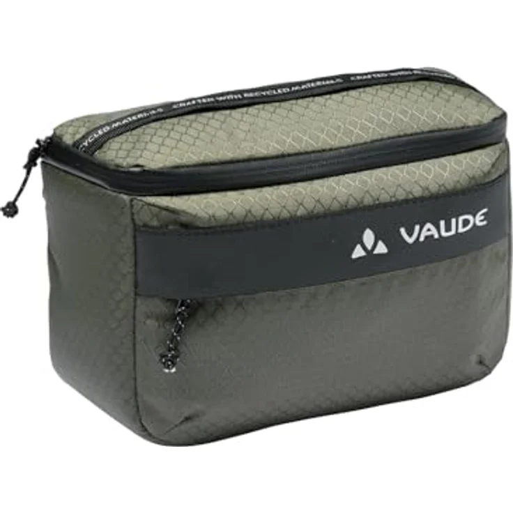 VAUDE Fahrradtasche Cyclist Box Hüfttasche und Lenkertasche, 3 Liter Volumen, recycelte Materialien, PFC-frei wasserabweisend, blau – Bild 2