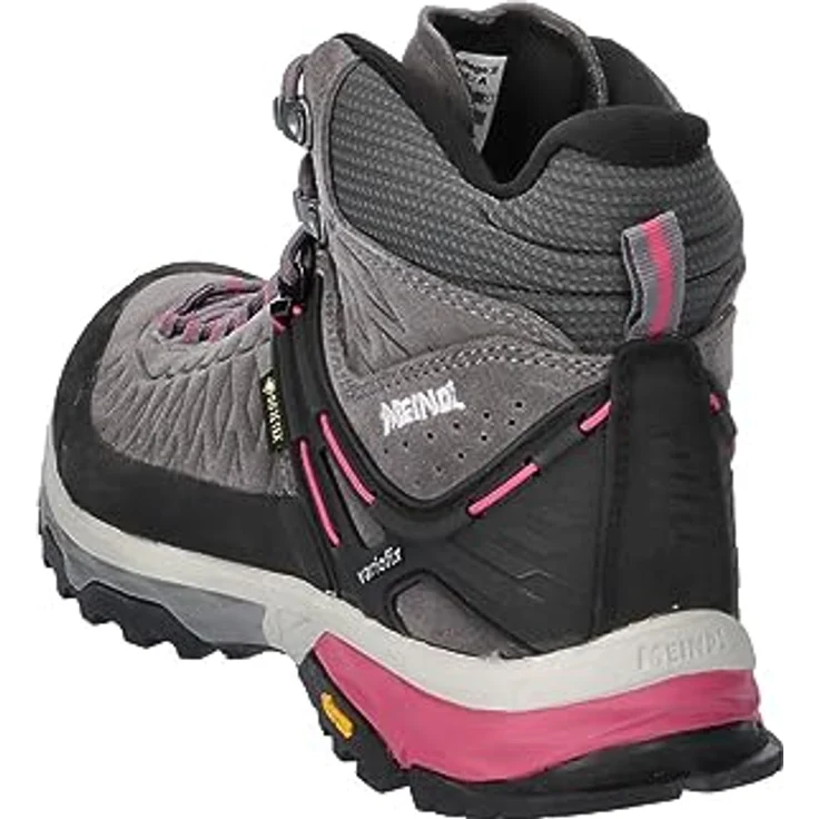 Meindl Top Trail Lady Mid GTX, Wanderschuhe mit GORE-TEX Membran, grau/magenta, Schuhgröße 38 – Bild 4