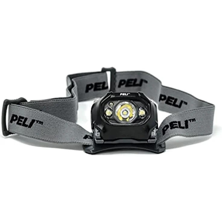 PELI 2760, Nachtsichttaugliche Mehrstrahl-LED-Stirnlampe, 289 Lumen, IPX4 wasserfest, Farbe: schwarz – Bild 2
