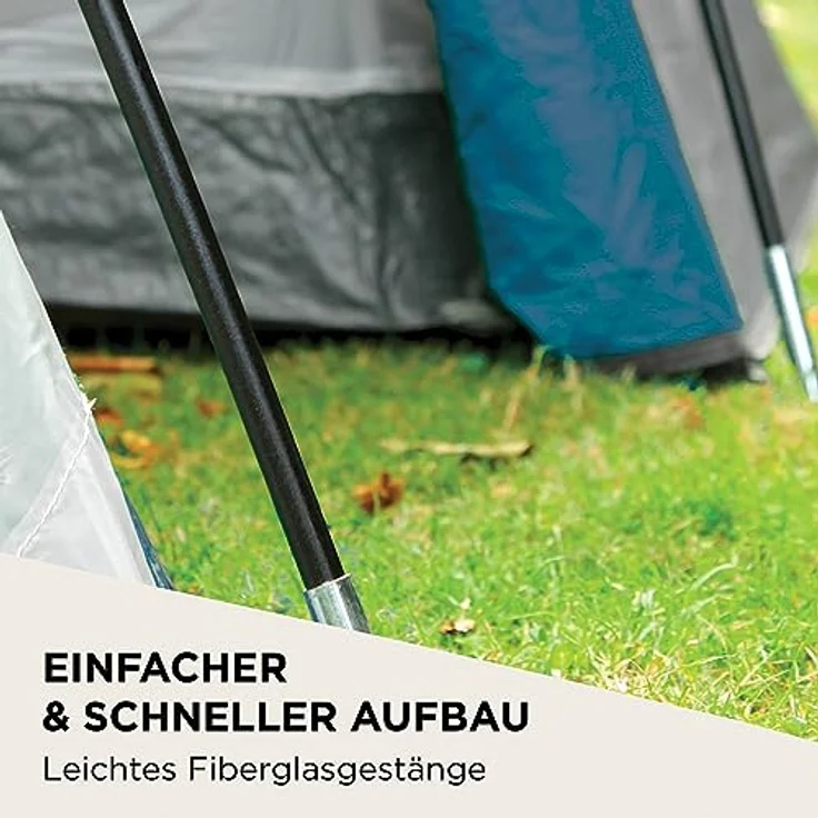 Coleman Zelt Cortes 3 Personen, Tunnelzelt, Festivalzelt wasserdicht WS 2.000mm – Bild 3