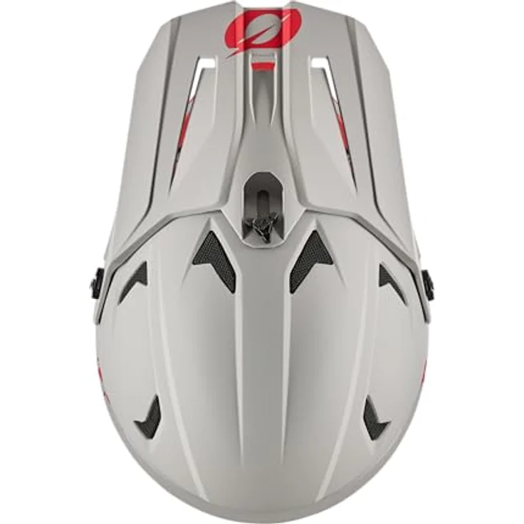 O'Neal Sonus Solid, MTB Helm in grau/rot, M (57/58 cm) mit hochwertiger ABS-Außenschale und komfortablem Innenfutter – Bild 7