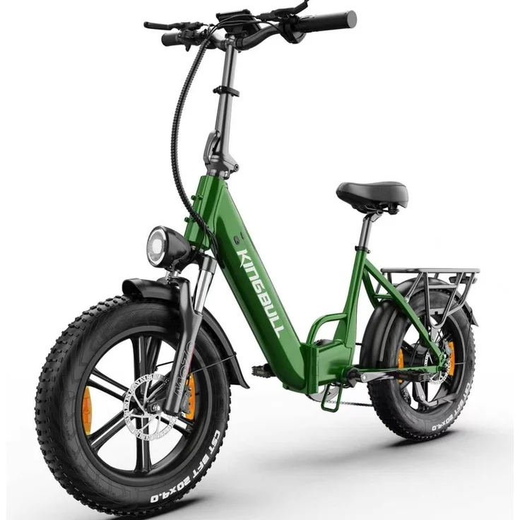 VANKEL E-Bike Cityrad KLR, 20'' Falt-Elektrofahrrad mit 648Wh, 250W Heckmotor, 13.5Ah Akku, Shimano 7-Gang-Schaltung, LED-Beleuchtung, bis zu 100km Reichweite