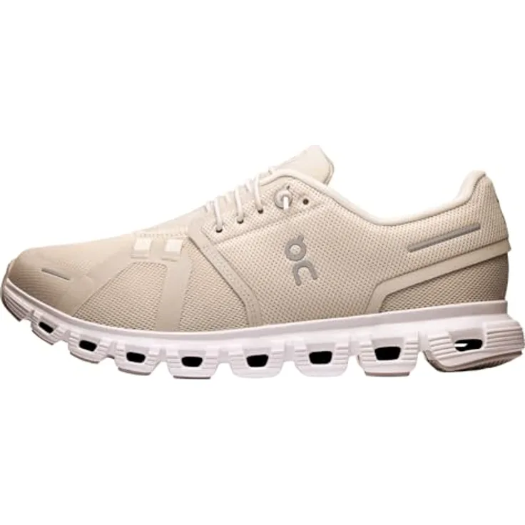 ON Cloud 6, Laufschuhe in Beige mit CloudTec®-Dämpfung und nachhaltigem Design