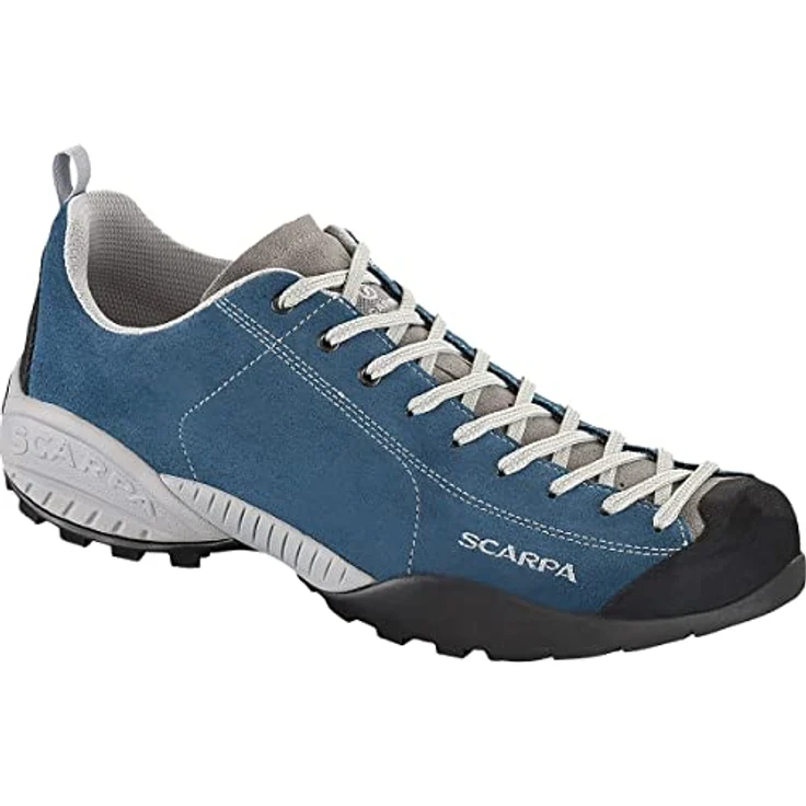 Scarpa Mojito Multifunktionsschuh, wasserabweisendes Suede Leder, Gummizehenkappe, ocean, Größe 46,5 – Bild 2