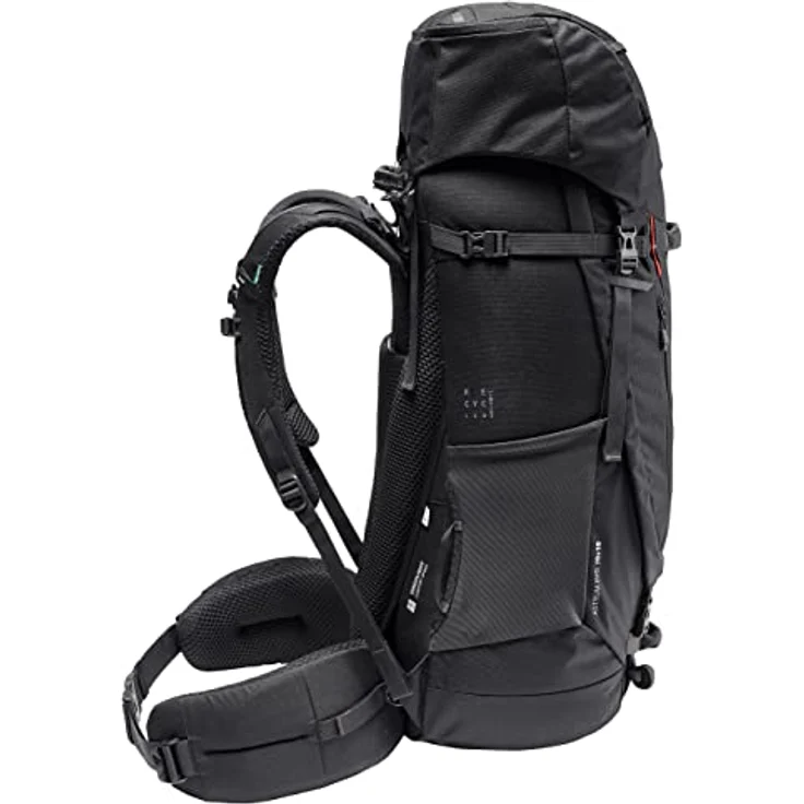 VAUDE Astrum Evo 70+10 Wanderrucksack, sehr großer Trekkingrucksack für Backpacking, anthrazit – Bild 3