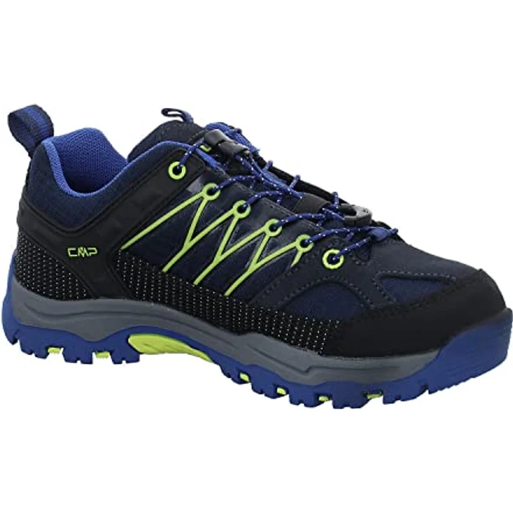 CMP Kids Rigel Low, Flache Multifunktions-Trekking Sportschuhe in Blau mit Schnellschnürsystem und stark profilierter Außensohle, Schuhgröße 36 EU – Bild 8