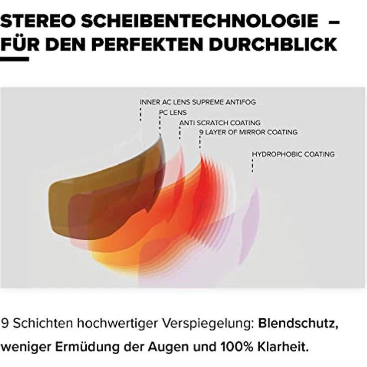 Salomon Atomic Savor Visor Stereo Skihelm mit Visier - White Heather - Größe S (51-55) - Maximale Stoßdämpfung - Active Aircon Belüftungssystem - Hochwertige Verspiegelung – Bild 5