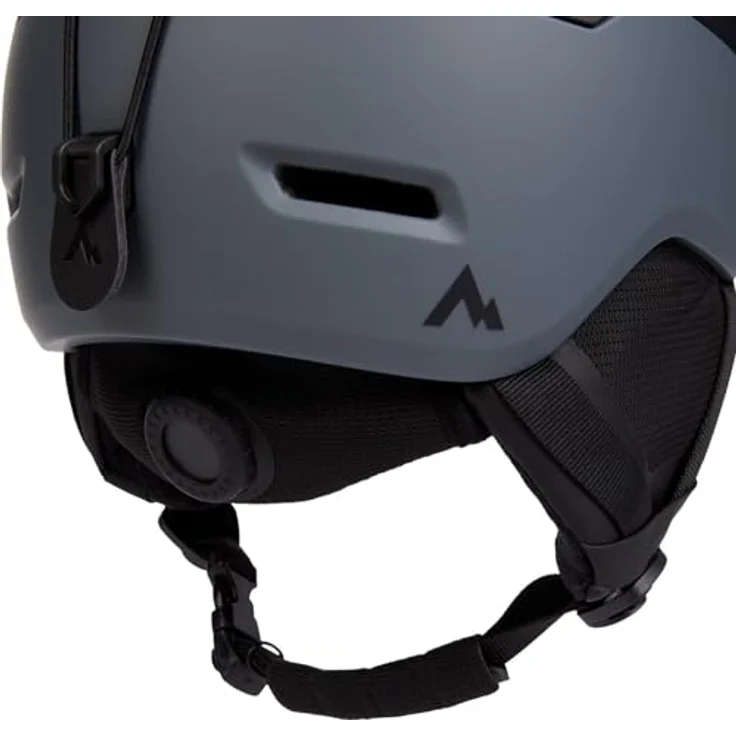 McKinley Flyte Pro Skihelm, INMOLD-Konstruktion, individuelle Größenanpassung, aktive Belüftung, Black Night/Grey, Größe M – Bild 3